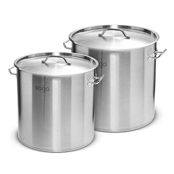 Stock Pot 17L 33L Top Grade Thick Stainless Steel Stockpot