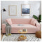 Stretchable Sofa Protector With Elastic Bottom Light Pink