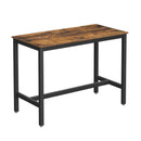 Bar Table Industrial Kitchen Table Dining Table With Solid Metal Frame