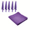 Set of 6 Cotton Waffle Tea Towels 50x70 cm    Lilac Purple