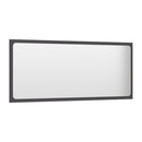 Bathroom Mirror Grey 1000X15X370 Mm Chipboard