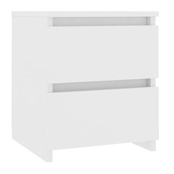 Bedside Cabinet White 30X30X40 Cm Chipboard