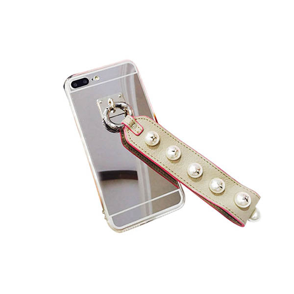 Luxury Fashionable Durable Silver Mirror Back Iphone Case 6S Pearl