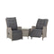 Recliner Chairs Sun Lounge Setting Outdoor Patio Furniture Wicker Sofa