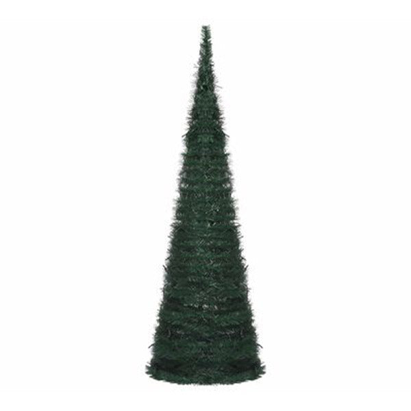 Pop Up String Artificial Christmas Tree With Led Green 150 Cm