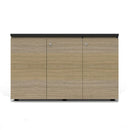 Cupboard Swing 3 Door Natural Oak 1500X450X730Mm
