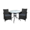 Outdoor Furniture Dining Chair Table Bistro Set Wicker Cafe Bar Set