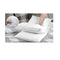 King Size 4 Pack Bed Pillow Medium 2 Firm 2 Microfibre Filling