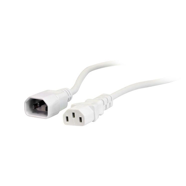 Iec Extension Cord 5M M To F White