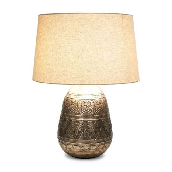 Iron Table Lamp With Fabric Shade 40X46X65Cm