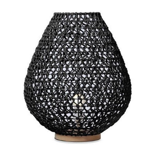 Mesh Table Lamp Black 62Cm