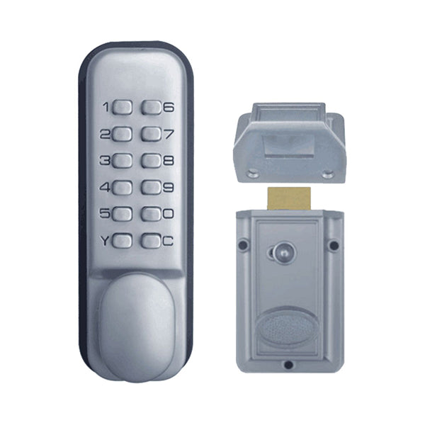 Push Button Digital Combination Security Door Lock Zinc Alloy