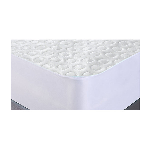 Fitted Waterproof Mattress Protectors Quilted Honeycomb Topper Covers Ks