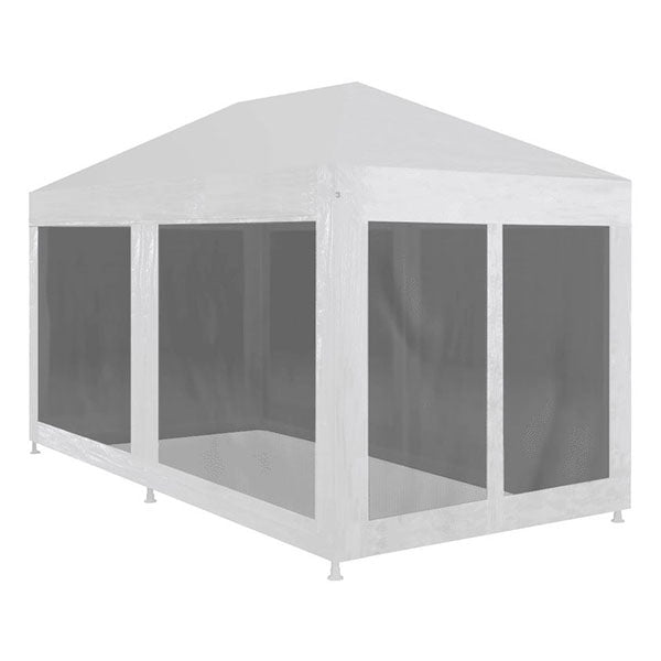 Party Tent With 6 Mesh Sidewalls 6X3 M