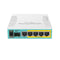 Mikrotik Hex Poe 5X Gigabit Ethernet With Poe Usb 800Mhz Cpu 128Mb Ram