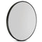 90 Cm Wall Mirror Bathroom Makeup Round Embellir Polished