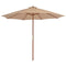 Outdoor Parasol With Wooden Pole 300 Cm