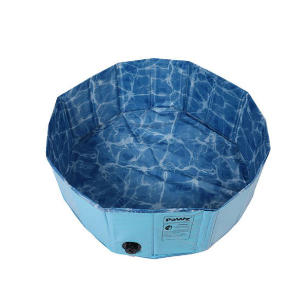 Portable Pet Swimming Pool Kids Dog Cat Washing Bathtub Blue