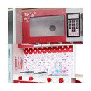 Wooden Kitchen Play Set with Fridge