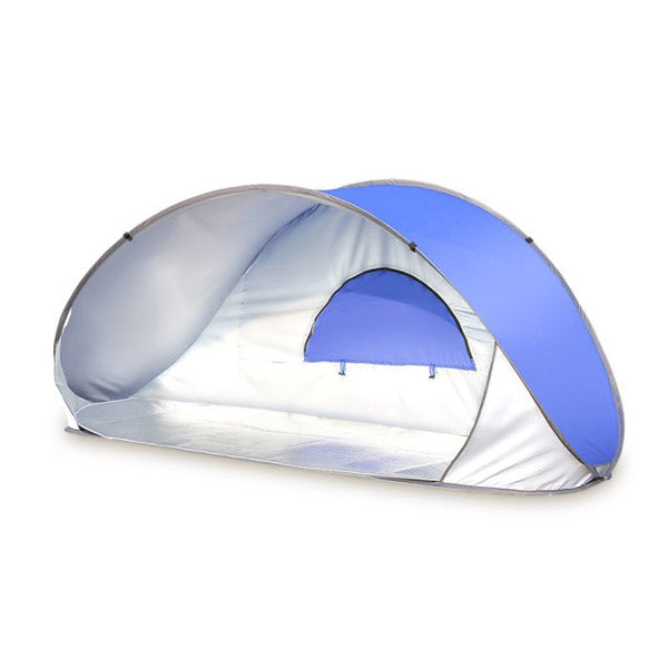 Pop Up Tent Beach Camping 2 To 3 Person Hiking Portable Shelter Mat