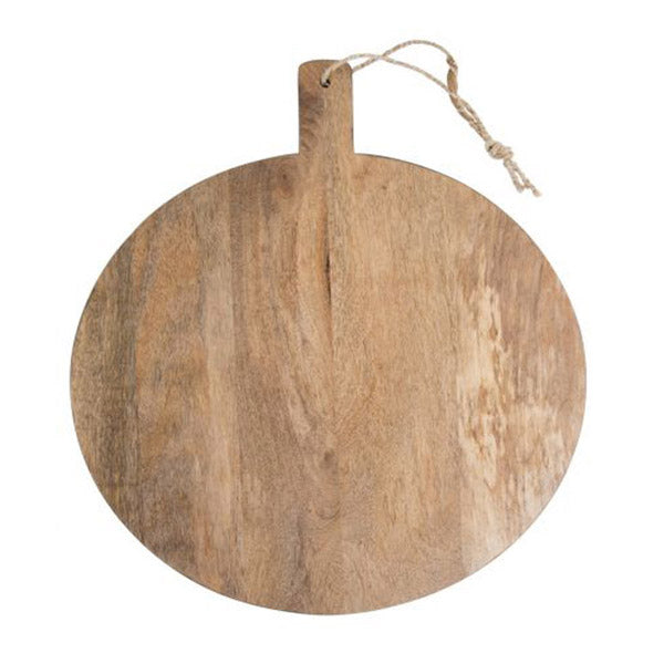 Round Serving Board Mango Wood Natural