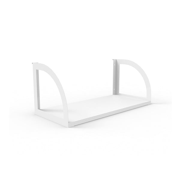 Luxe Eternity Hung Shelf Natural White 600Mm W X 270Mm D X 250Mm H