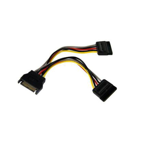 Startech 6In Sata Power Y Splitter Cable Adapter