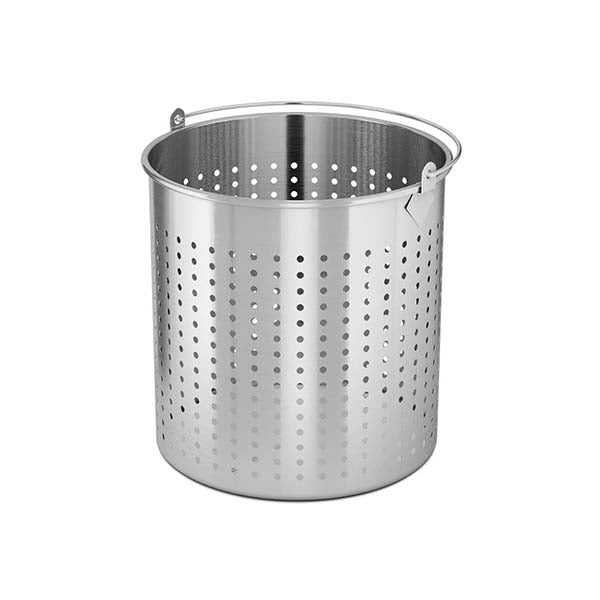 Soga 12L Stainless Steel Perforated Stockpot Basket Pasta Strainer