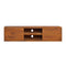 Wall Mounted Tv Cabinet 135X30X30 Cm Solid Teak Wood