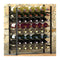 Wine Rack For 48 Bottles Black Metal