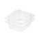 65mm Clear Gastronorm GN Pan 1/6 Food Tray Storage Bundle of 2