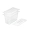 200mm Clear Gastronorm GN Pan 1/3 Food Tray Storage Bundle of 2 with Lid