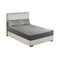 Grey 183Cm Wide Mattress Cover Quilted Stretchable Bed Sheet
