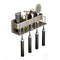 27cm Wall-Mounted Bathroom Storage Organiser Space Saving Adhesive Shelf Rack