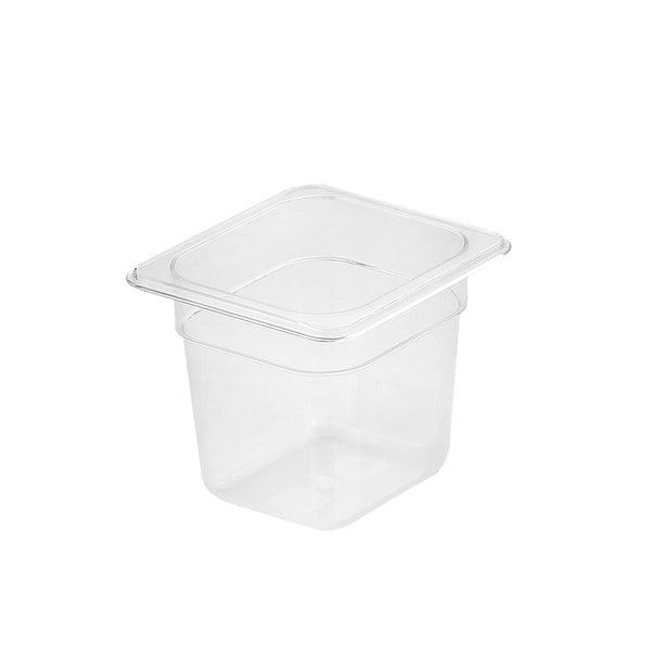 150mm Clear Gastronorm GN Pan 1/6 Food Tray Storage