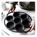 32Cm Cast Iron Takoyaki Fry Pan Octopus Balls Maker 7 Hole Grill Mold