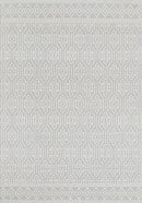 Fable Brook Grey Geometric Wool Rug