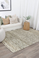 Indigo Brook Lattice Wool Rug