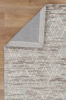 Lagoon Brook Beige Diamond Wool Rug