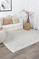 Laurel Brook Grey Diamond Wool Rug