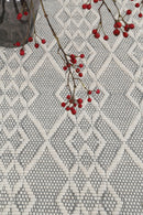 Laurel Brook Grey Diamond Wool Rug