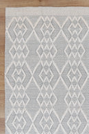 Laurel Brook Grey Diamond Wool Rug