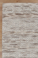 Maple Brook Beige Chevron Wool Rug