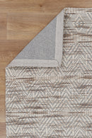 Maple Brook Beige Chevron Wool Rug