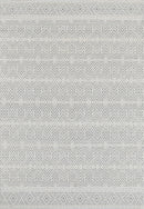 Meadow Brook Grey Chevron Wool Rug
