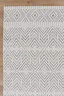 Meadow Brook Grey Chevron Wool Rug