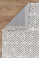 Meadow Brook Grey Chevron Wool Rug