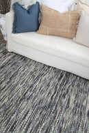 Moonlit Brook Stone Chevron Wool Rug