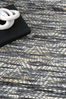 Moonlit Brook Stone Chevron Wool Rug