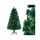 Pre Lit Optical Fiber Christmas Tree With Star String Lights